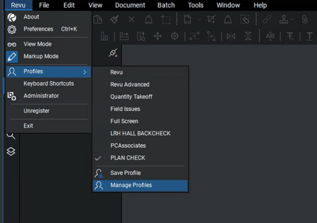 How To Share a Profile in Bluebeam